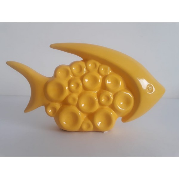 peixe em cerâmica 