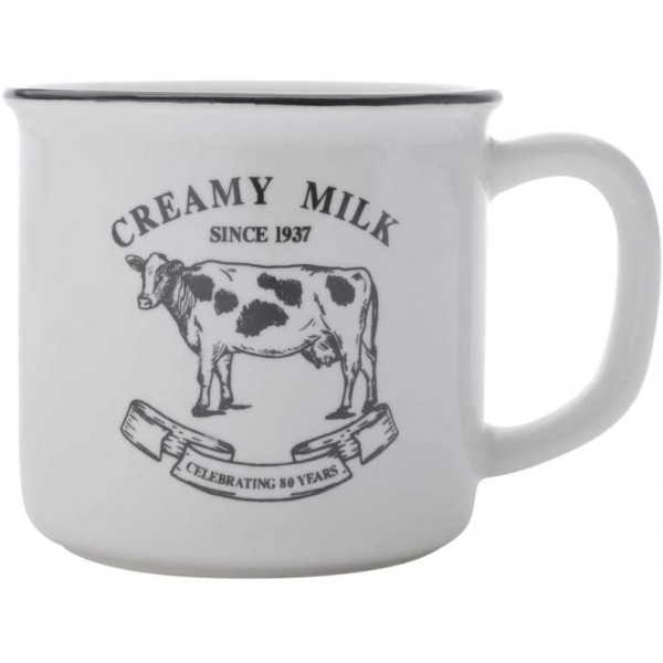 caneca de porcelana creamy milk 230ml