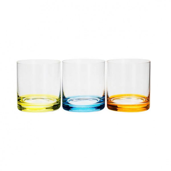conjunto 6 copos baixos cristal ecológico 